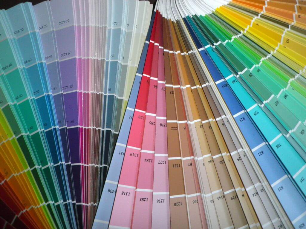 interior paint palette used by paint colour consultant