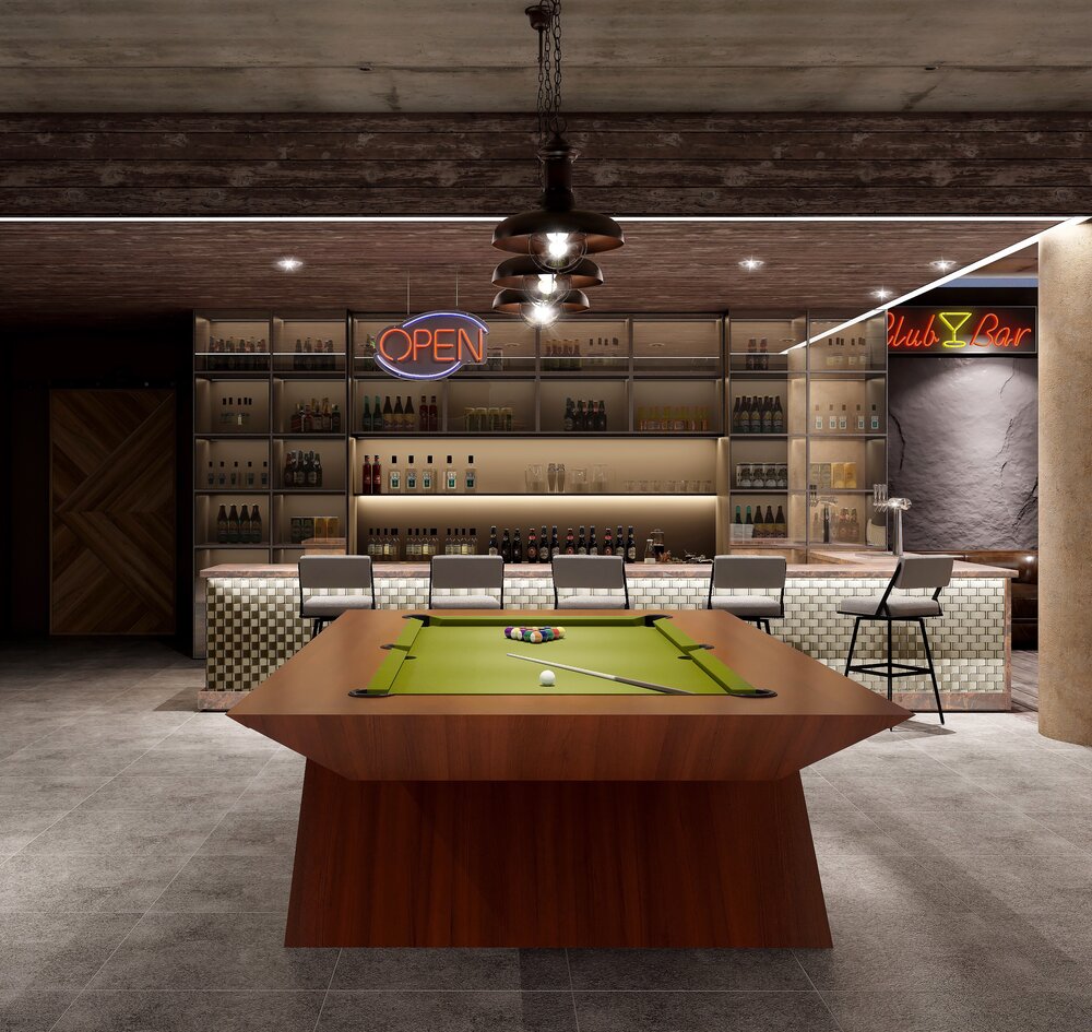 Galaxy Starship Billiards Table