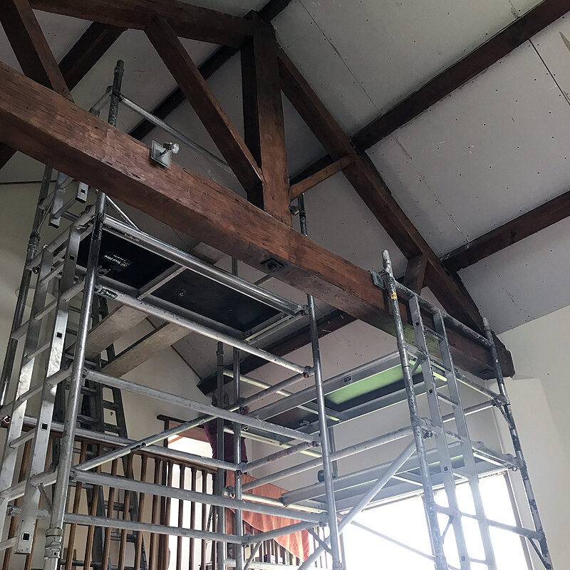 Wooden finished ceiling transformation (3)